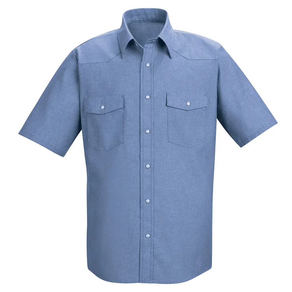 Men&#8216;s Short Sleeve Deluxe Western Style Shirt-