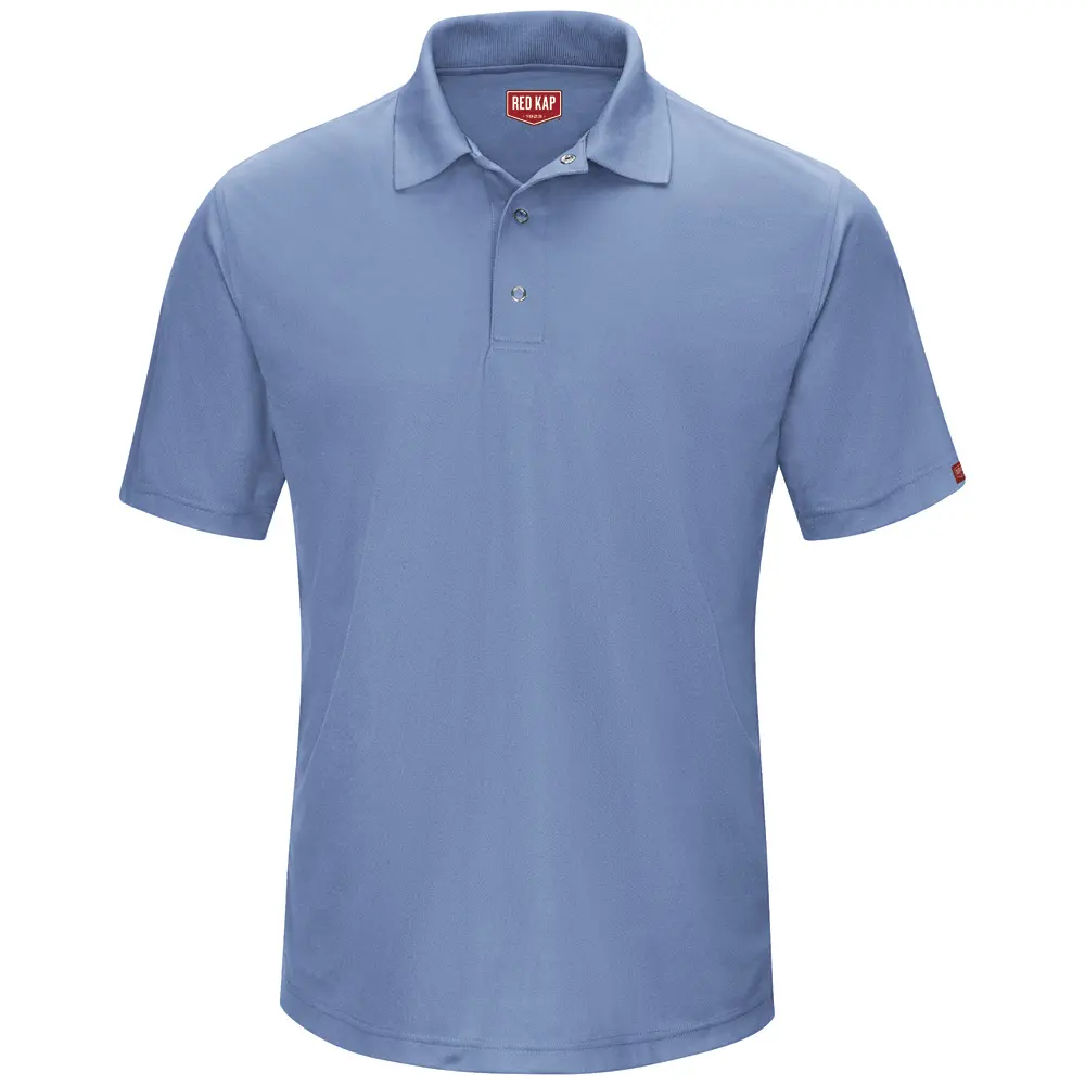 Men&#8216;s Short Sleeve Performance Knit Gripper-Front Polo-
