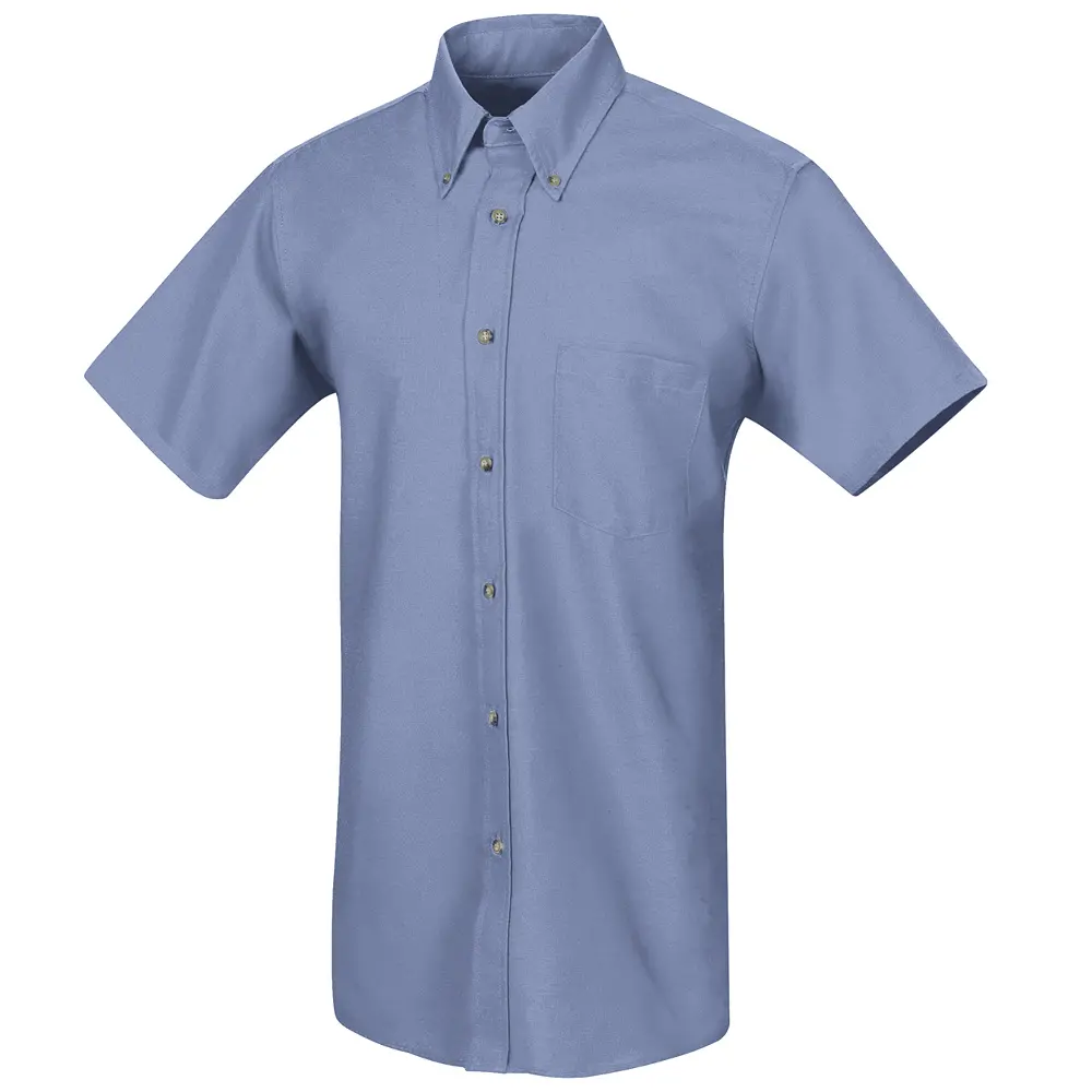 Men&#8216;s Short Sleeve Poplin Dress Shirt-