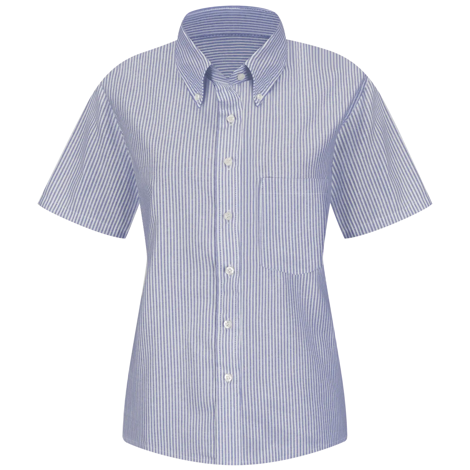 Women&#8216;s Short Sleeve Executive Oxford Dress Shirt-