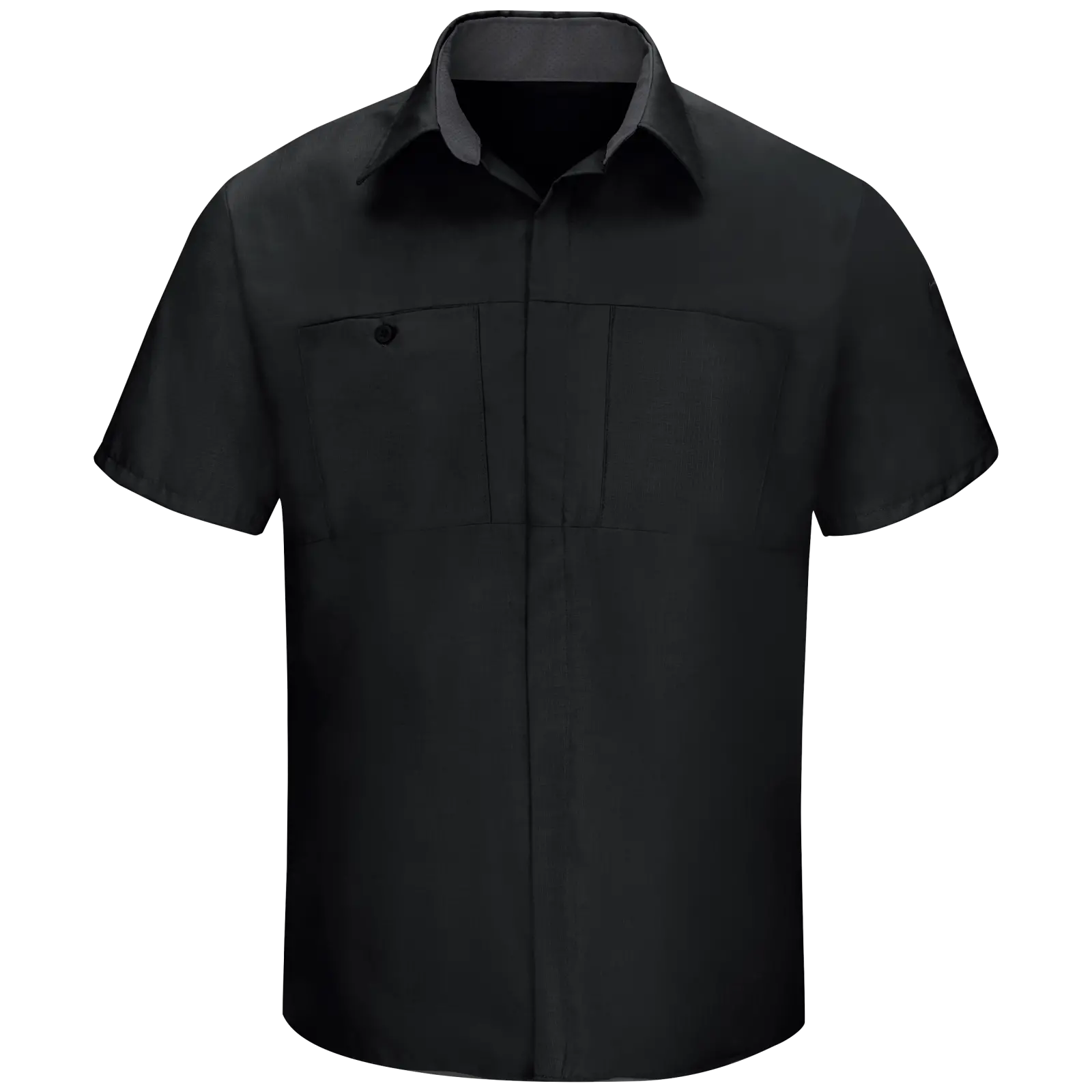 Men&#39;s Short Sleeve Performance Plus Shop Shirt With Oilblok Technology-Red Kap