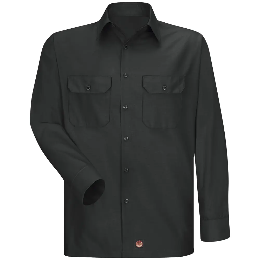 Men&#8216;s Long Sleeve Solid Rip Stop Shirt-