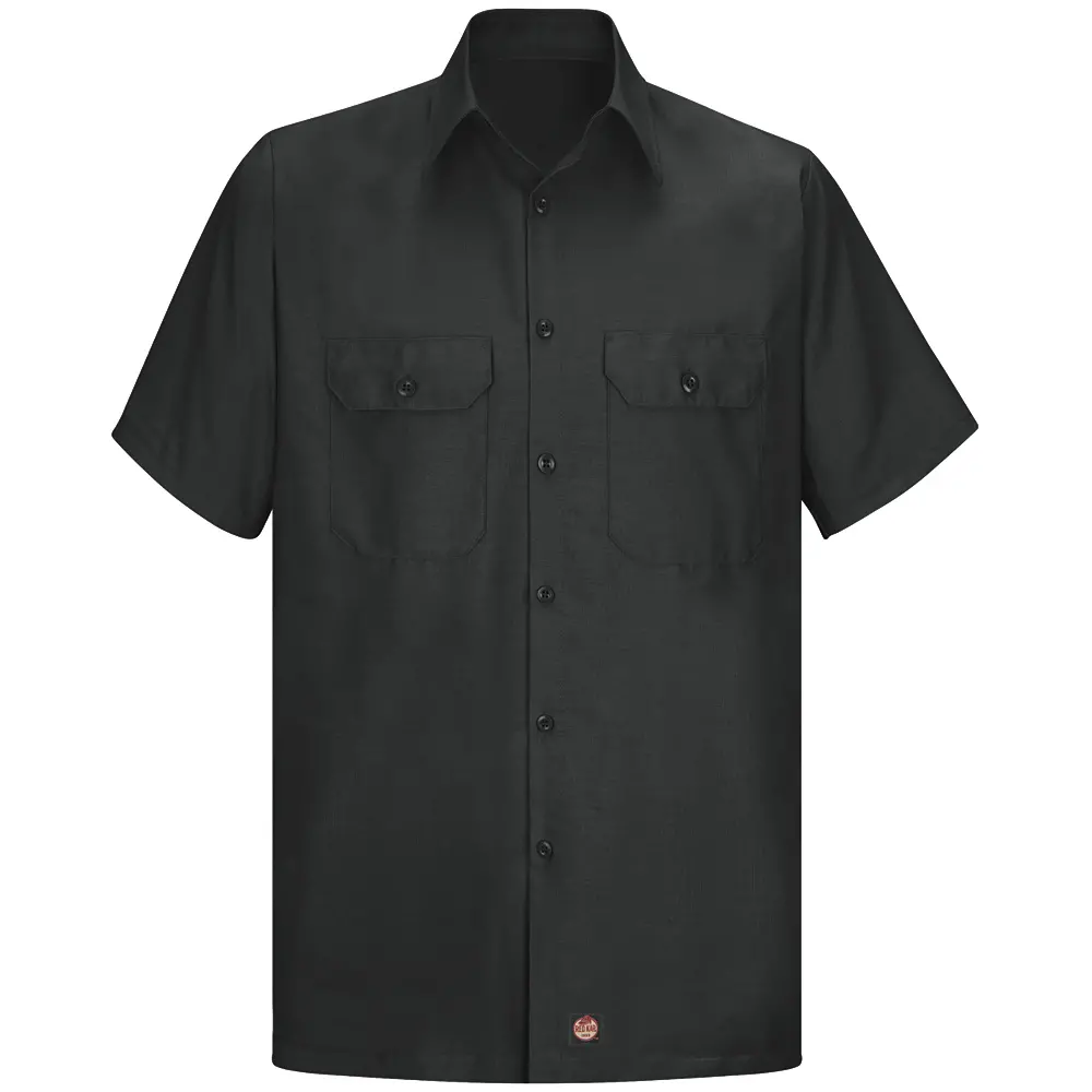 Men&#8216;s Short Sleeve Solid Rip Stop Shirt-
