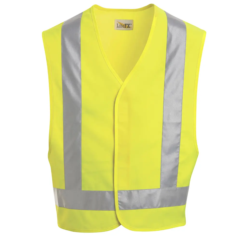 Red Kap® Industrial Outerwear & Public Safety Hi-Visibility Safety Vest-Red Kap