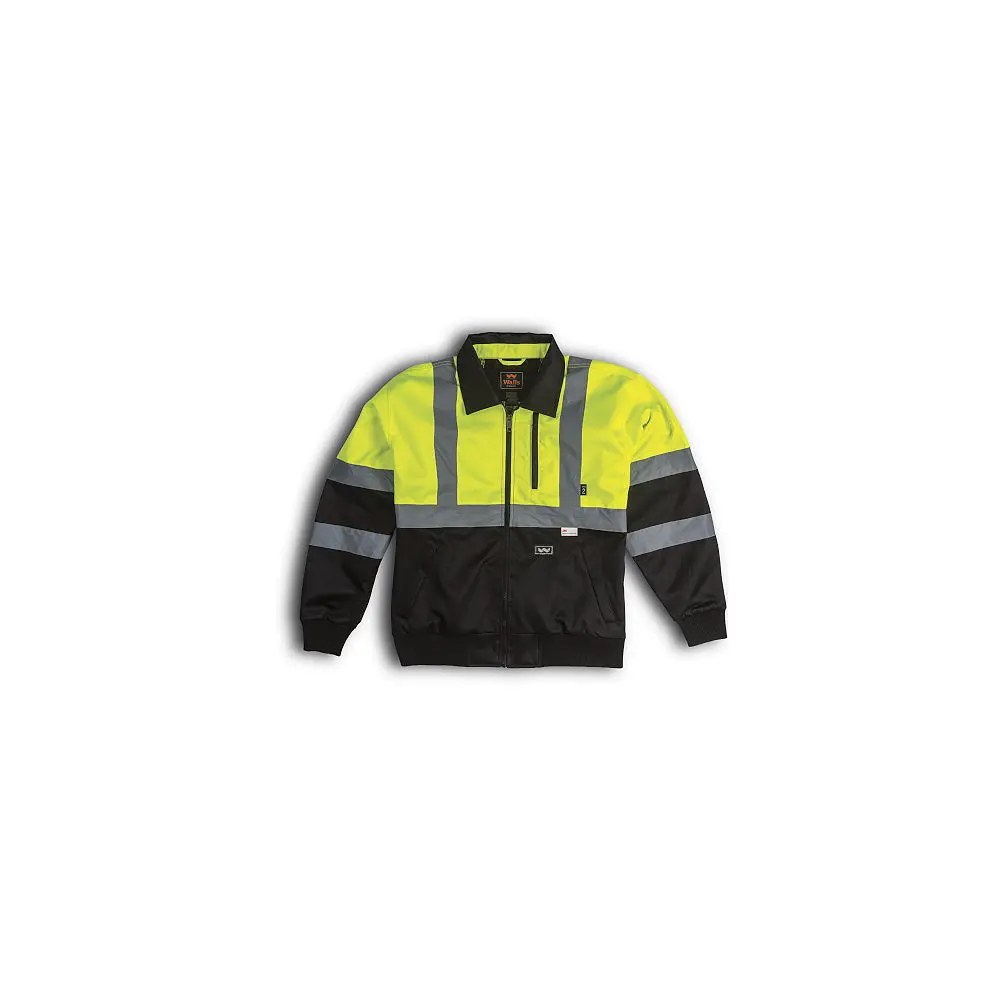 Hi-Vis ANSI II Mesh-Lined Safety Jacket-Walls