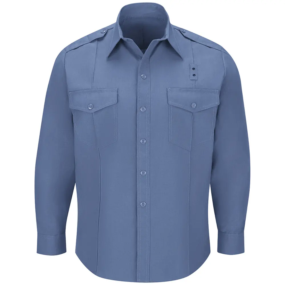 Men&#8216;s Classic Long Sleeve Fire Chief Shirt-Workrite Fire Service