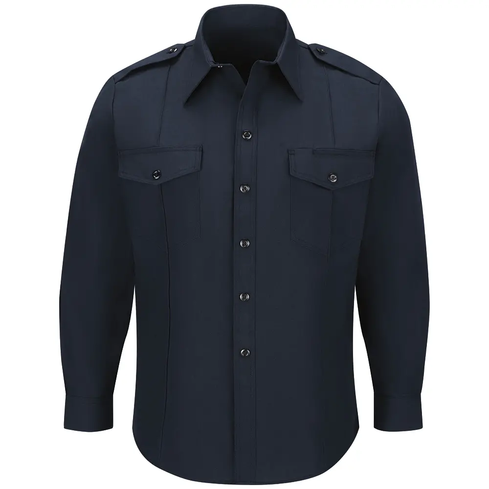 Men&#8216;s Classic Long Sleeve Fire Chief Shirt-