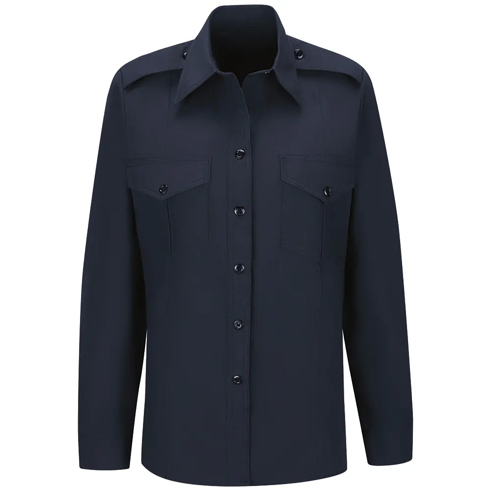 Women&#8216;s Classic Long Sleeve Fire Chief Shirt-