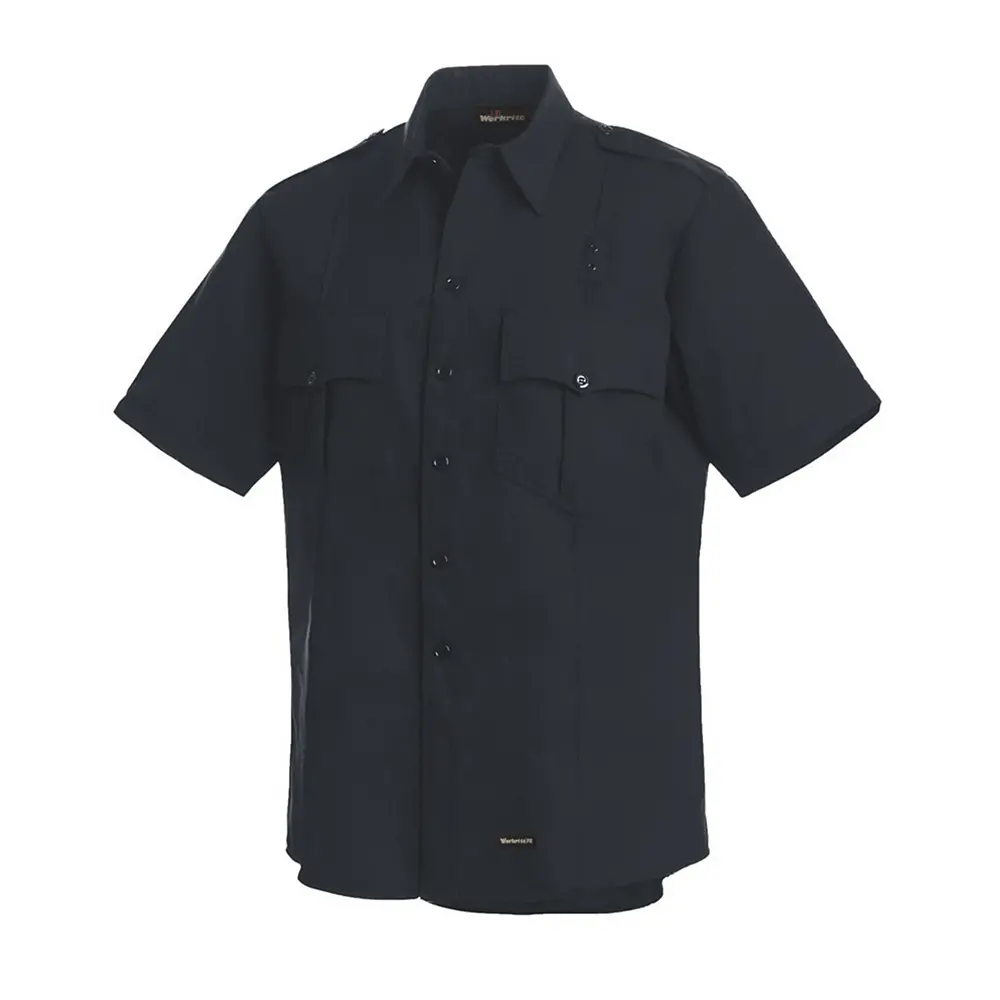 Men&#39;s Classic Short Sleeve Fire Officer Shirt-Workrite Fire Service