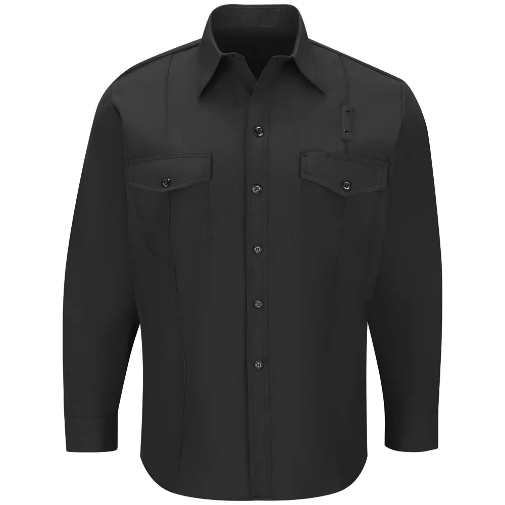 Men&#8216;s Classic Long Sleeve Western Firefighter Shirt-