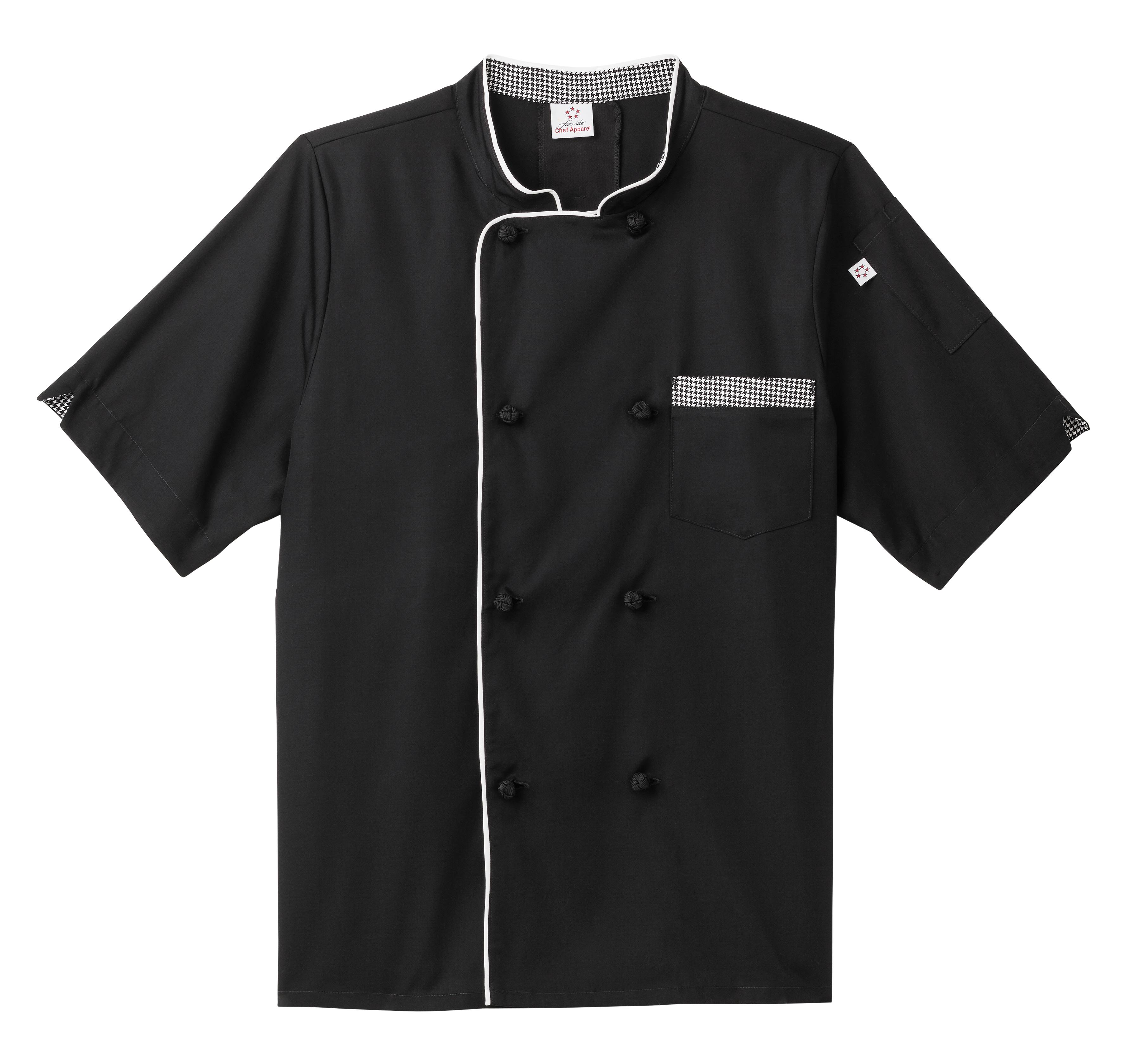 Five Star Chef Apparel Unisex Long Sleeve Moisture Wicking Mesh Back Coat 