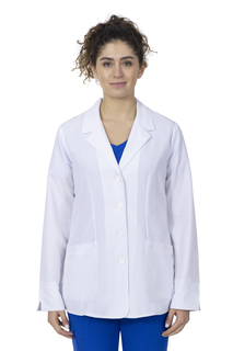 The Minimalist Felicity 29 Inch 3 Pocket Lab Coat-The White Coat