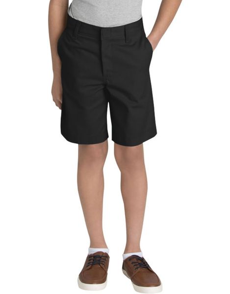 Dickies Boys Young Adult Sized Classic Fit Flat Front Shorts-DK