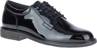 SENTRY LUX OXFORD - BLACK GLOSS-Bates Footwear