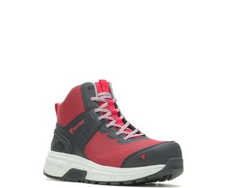 JUMPSTART MID - RED/BLACK-Bates Footwear