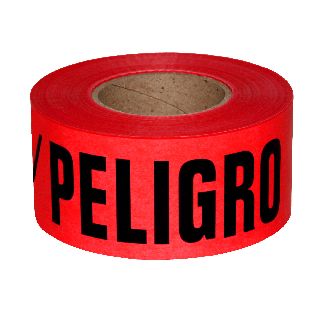 Pre-Printed Safetape Barricade Tape - Danger / Peligro-Radians