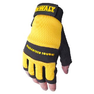 Dewalt Dpg23 Fingerless Synthetic Leather Glove-Radians