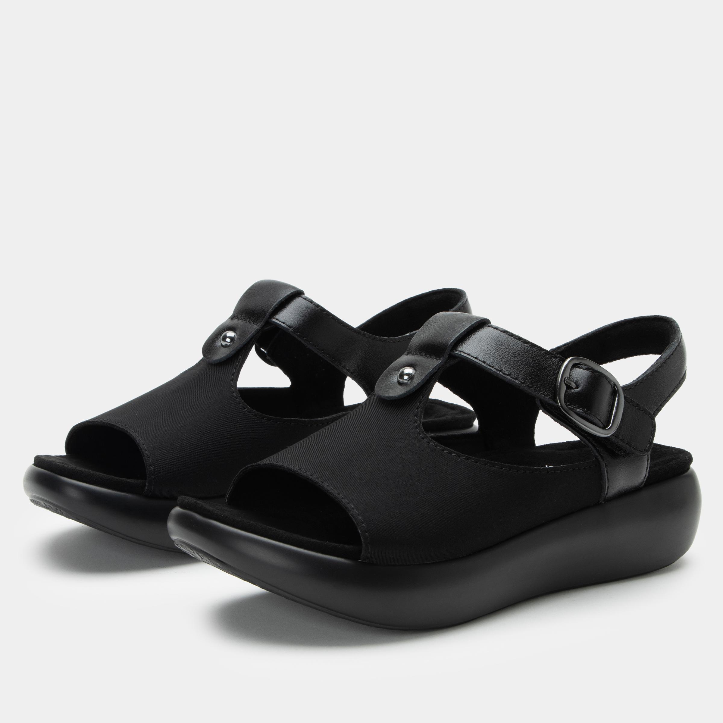 Betsie Sleek Rocker Sandal Stretch Nightly-Alegria