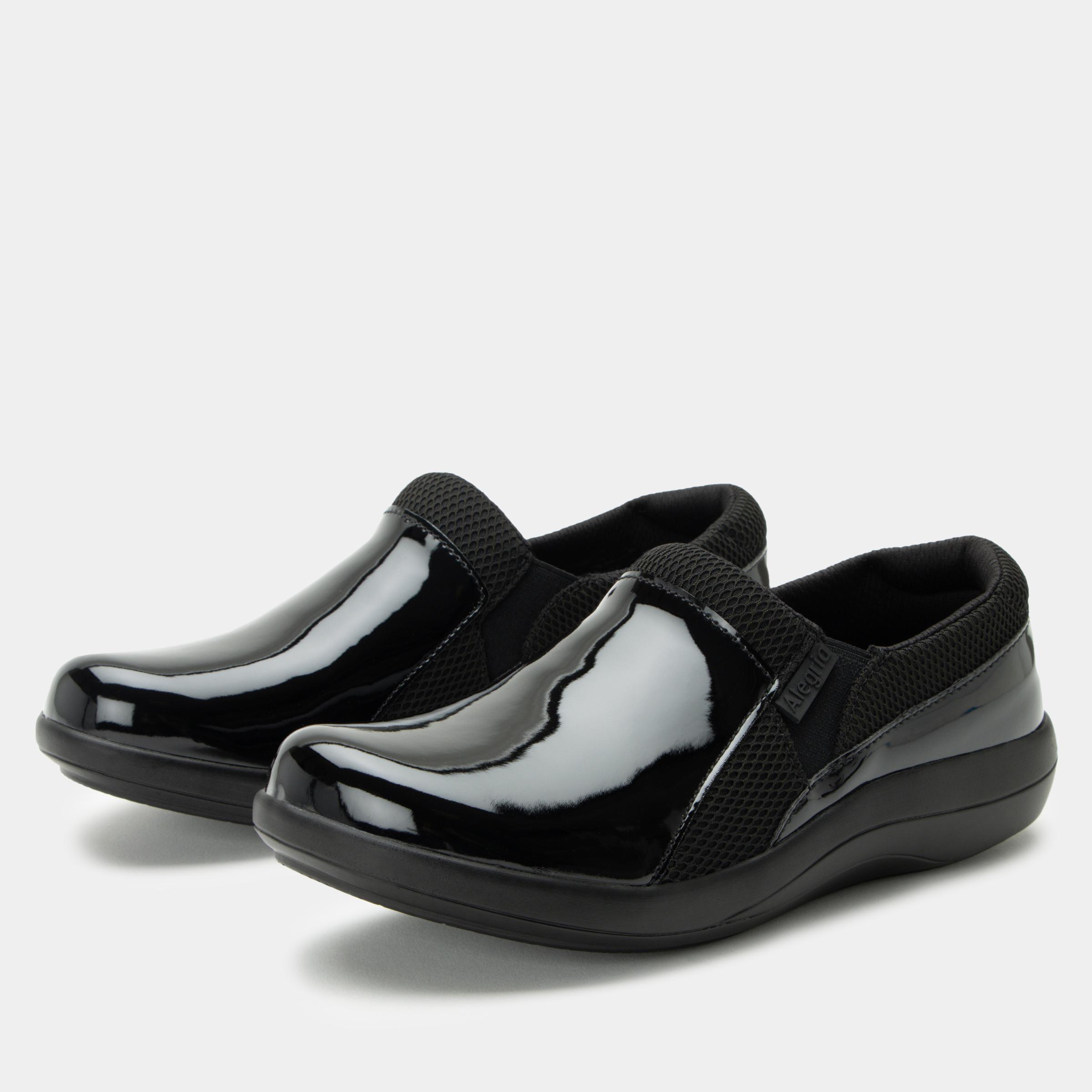 Duette Slip on Shoe Black Patent-Alegria