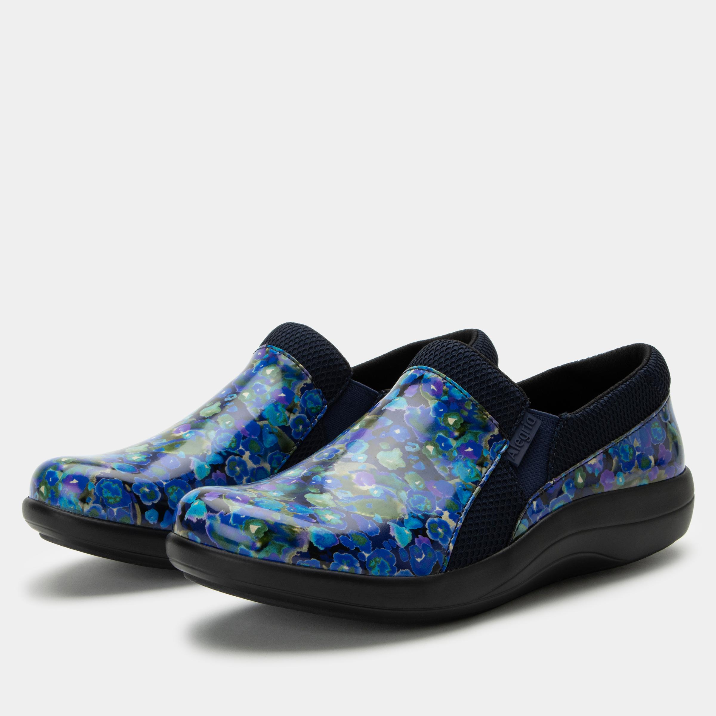 Duette Slip On Shoe Poppy Pop Blue-Alegria