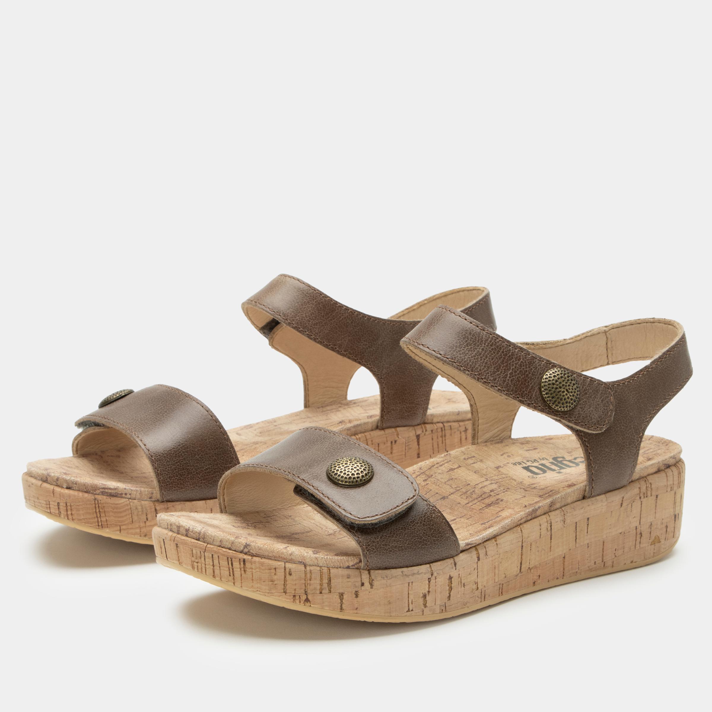 Marta Cork Wedge Sandal Stones Throw-Alegria