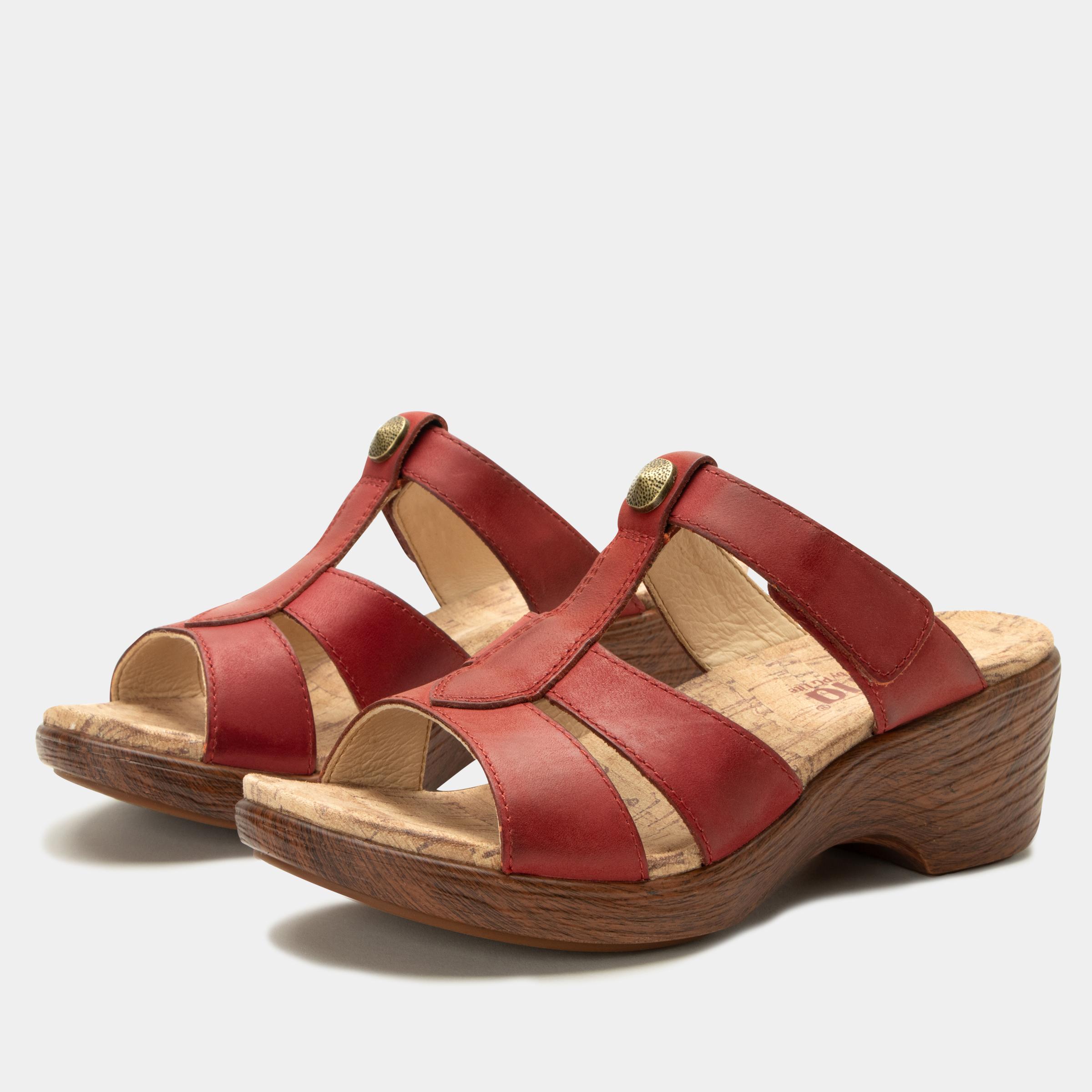 Shantal Wedge Sandal Salmonberry-Alegria