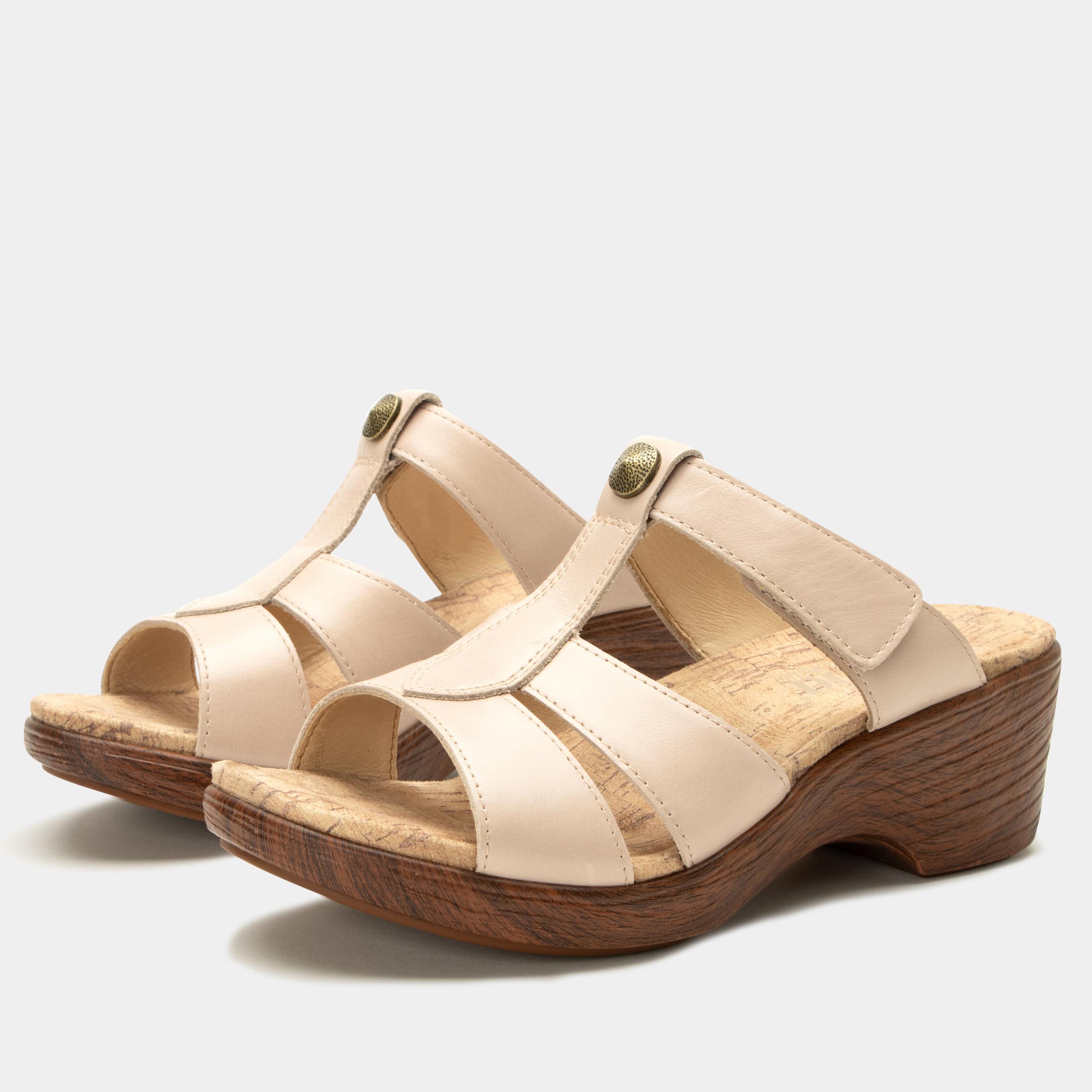 Shantal Wedge Sandal Oat-Alegria