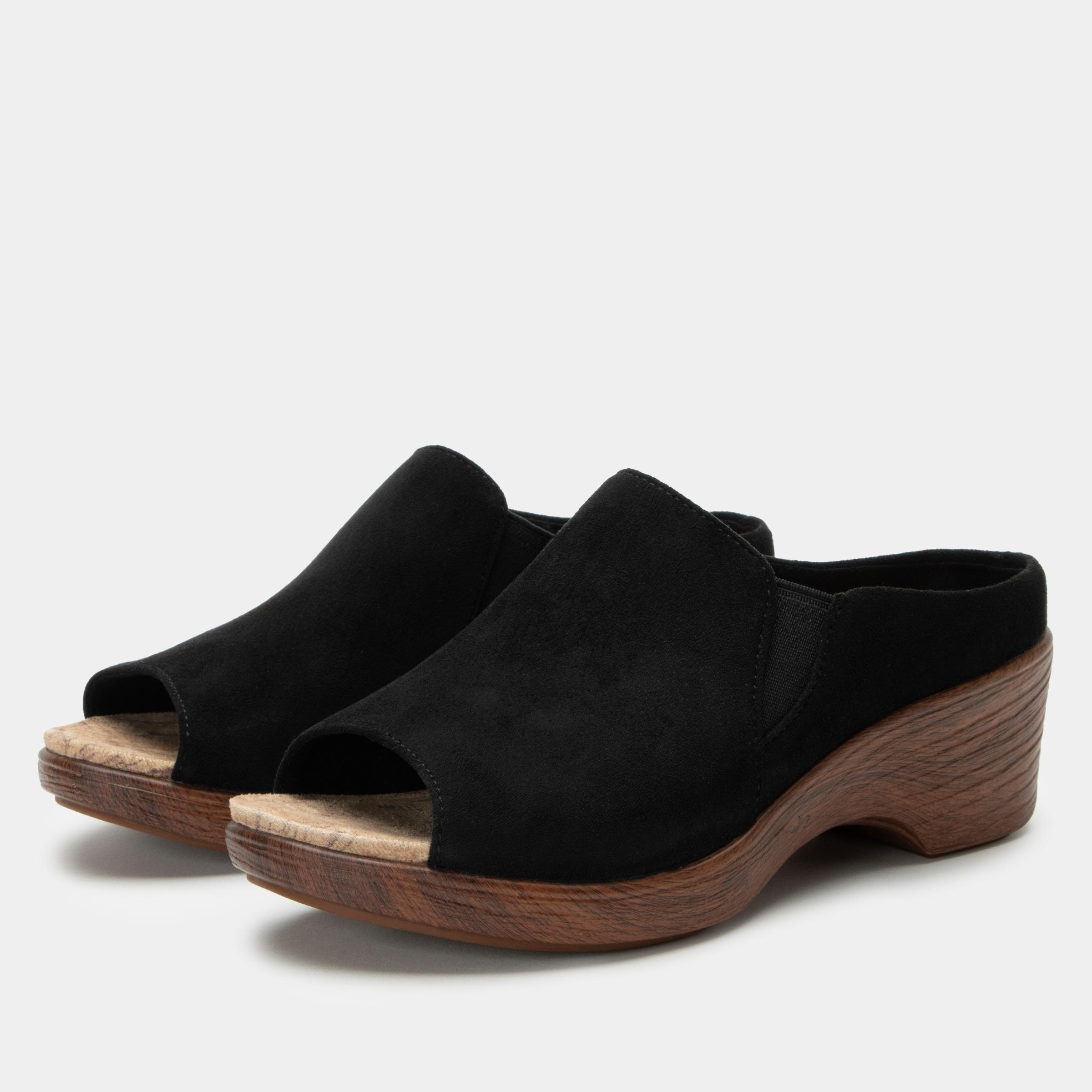 Wood Wedge Sandal