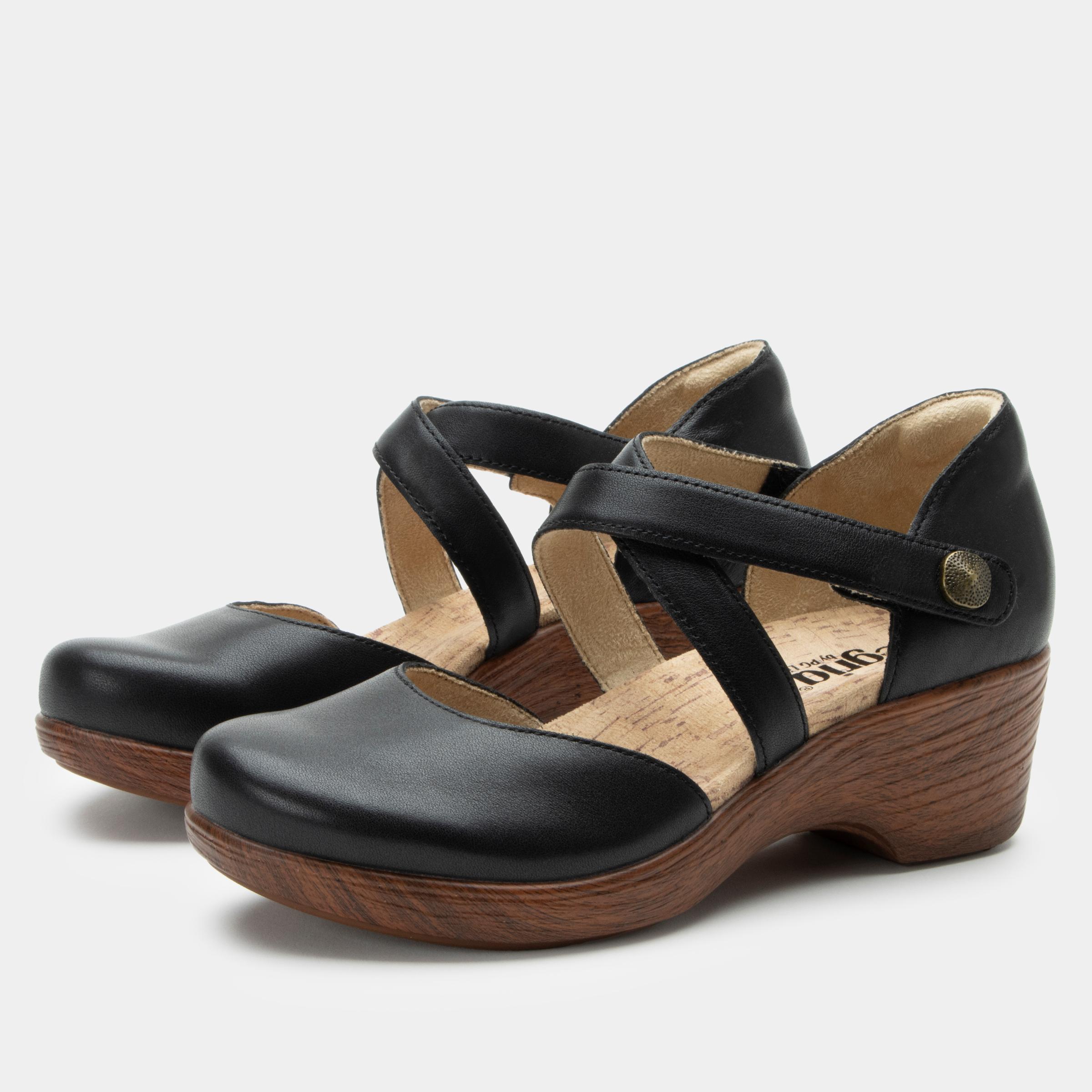 Wood look Wedge Sandal