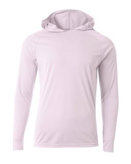 Mens Cooling Performance Long-Sleeve Hooded T-Shirt-