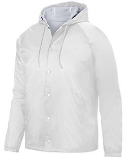 Unisex Hooded Coachs Jacket-Augusta Sportswear