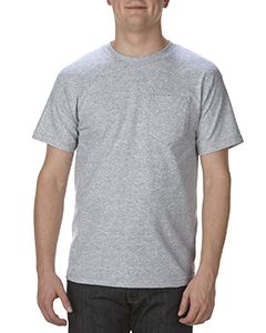 Adult 6.0 Oz., 100% Cotton Pocket T-Shirt-