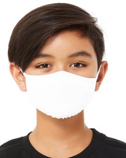 Youth 2-Ply Reusable Face Mask-Bella + Canvas