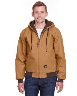 Mens Tall Highland Washed Cotton Duck Hooded Jacket-