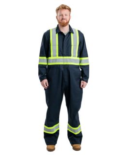 Mens Safety Striped Unlined Coverall-