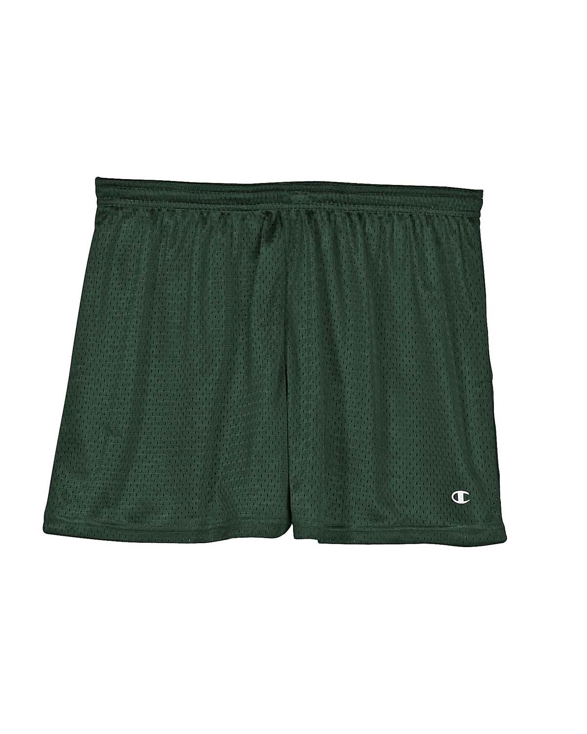 green athletic shorts champion