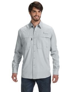 Mens 100% Polyester Long-Sleeve Fishing Shirt-Dri Duck