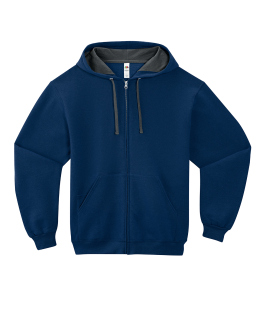 Adult Sofspun® Full-Zip Hooded Sweatshirt-Fruit of the Loom