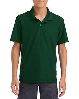 Youth Performance Double Pique Polo-