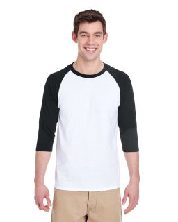 Adult Heavy Cotton™ 3/4-Raglan Sleeve T-Shirt-