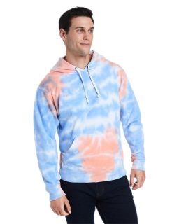 Adult Tie-Dye Pullover Hooded Sweatshirt-J America