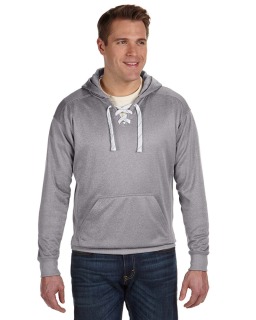 Adult Sport Lace Poly Hooded Sweatshirt-
