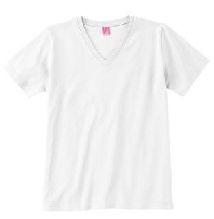 Ladies Premium Jersey V-Neck T-Shirt-LAT