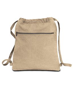 Seaside Cotton Pigment Dyed Drawstring Bag-Liberty Bags