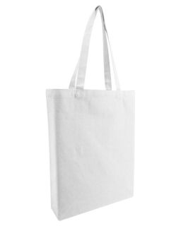 Midweight Recycled Cotton Gusseted Tote-