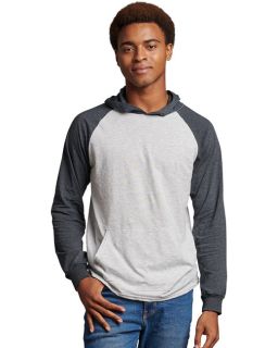 Adult Essential Raglan Pullover Hooded T-Shirt-Russell Athletic