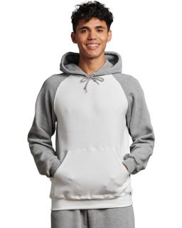 Adult Dri-Power® Colorblock Hooded Sweatshirt-Russell Athletic