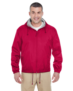 Adult Fleece-Lined Hooded jacket-UltraClub