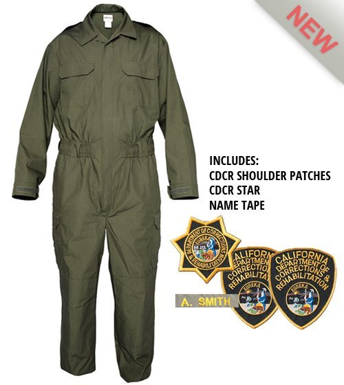 elbeco transcon cdcr utility jumpsuit