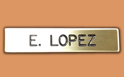 Personalized Name Tapes/Badges
